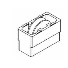CONJUNTO B01 ROLAMENTO PORTA POLISMAR 920
